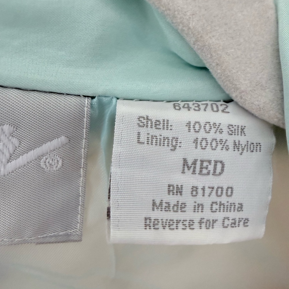 Blair Vintage Silk Pastel Bomber Jacket - Picture 3 of 8